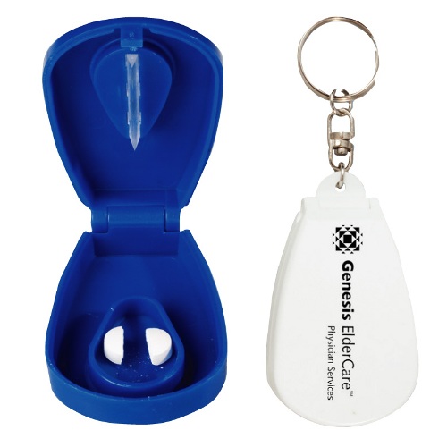 Promotional Pill Cutter Keychain